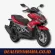 aerox motor merah
